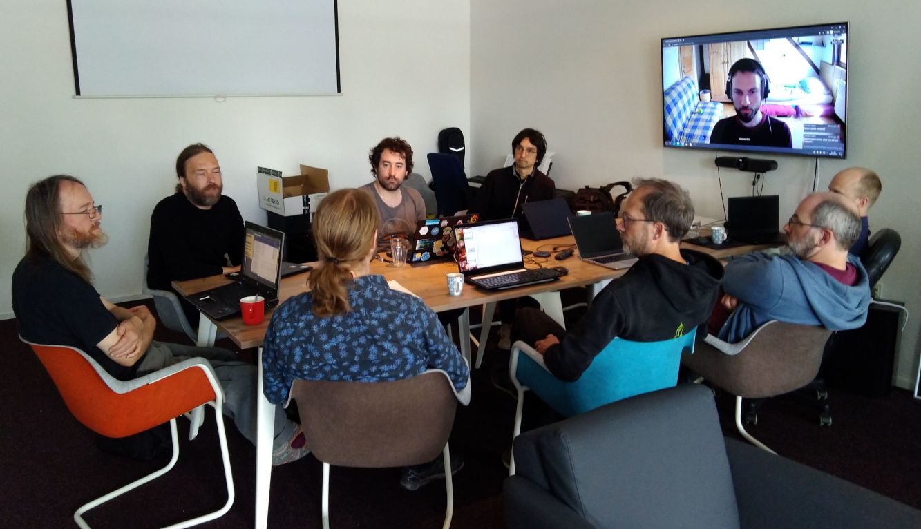 Wilber Week 2023: meeting with GIMP, Inkscape, Blender and Wayland contributors in Blender headquarters